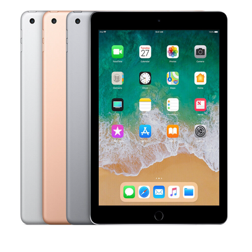 iPad 6th Gen 9.7in Wi-Fi + 4G 128GB - Space Grey - Unl upa146